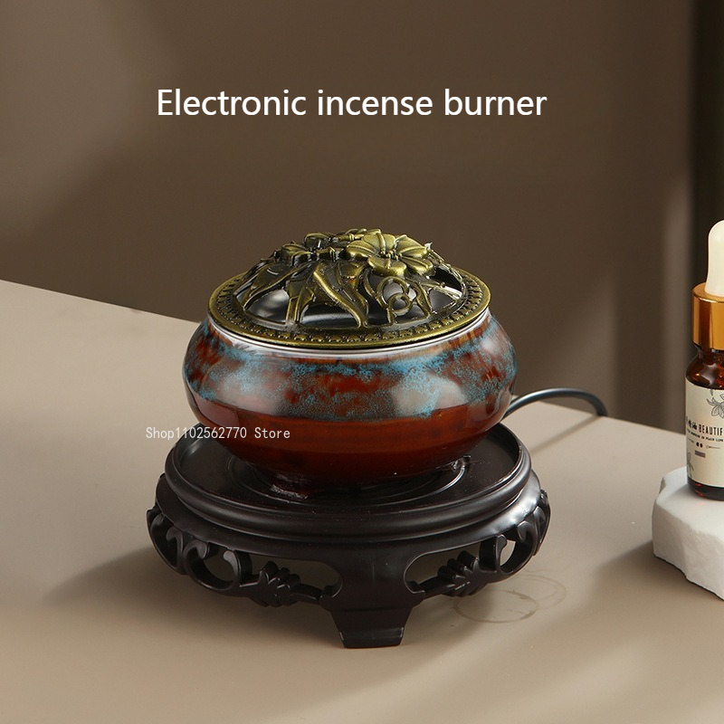 Candle Supplies Fragrance Oil - Quemador de incienso eléctrico de cerámica/ajuste
