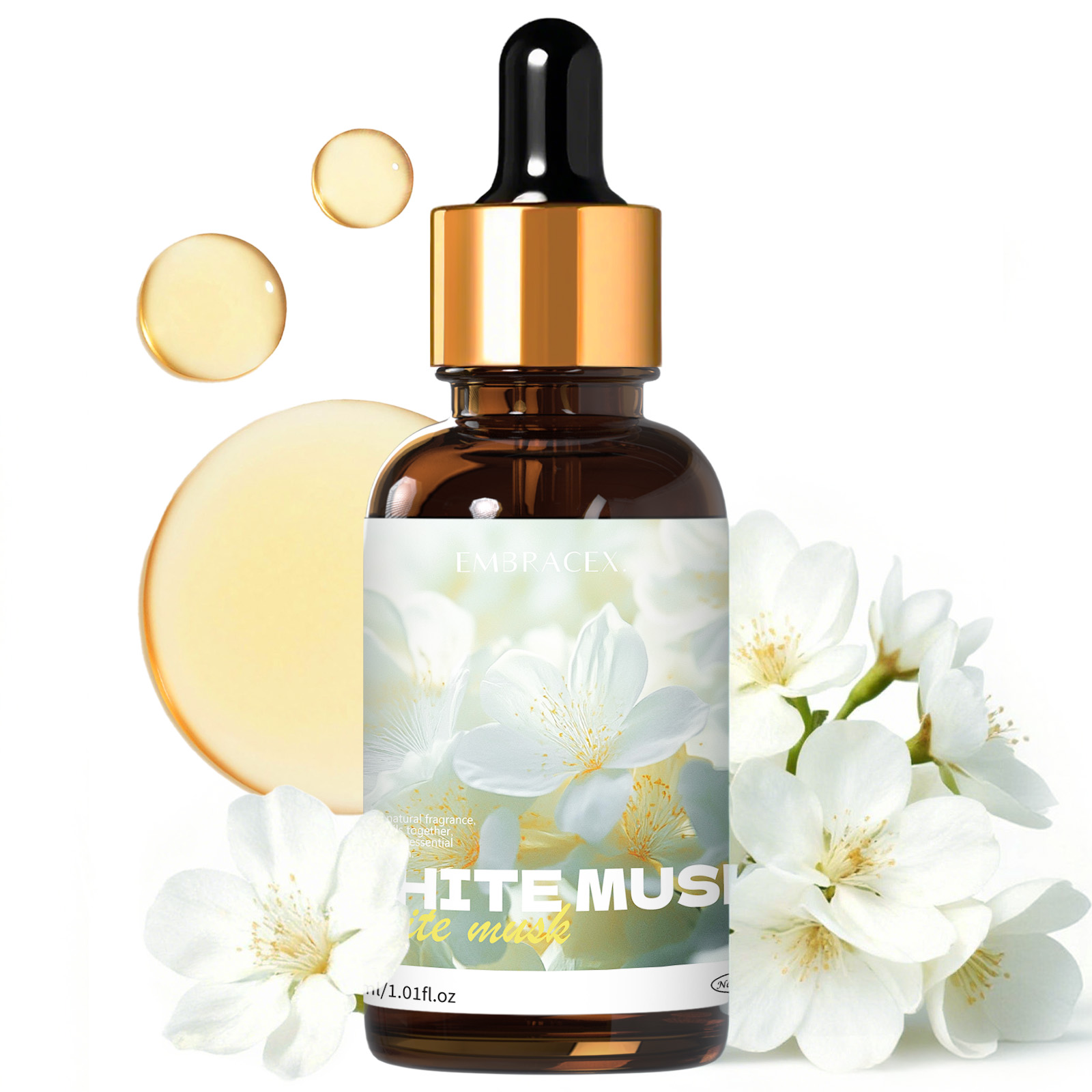 Candle Supplies Fragrance Oil - Aceite esencial de almizcle blanco de