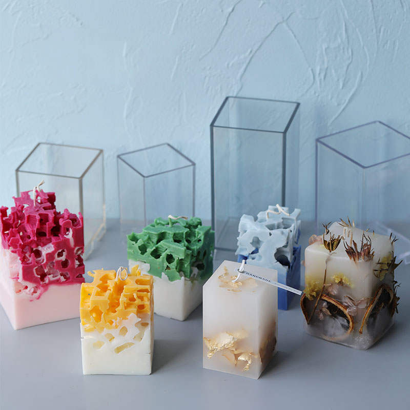 Candle Supplies Kit - Molde de vela de columna rectangular