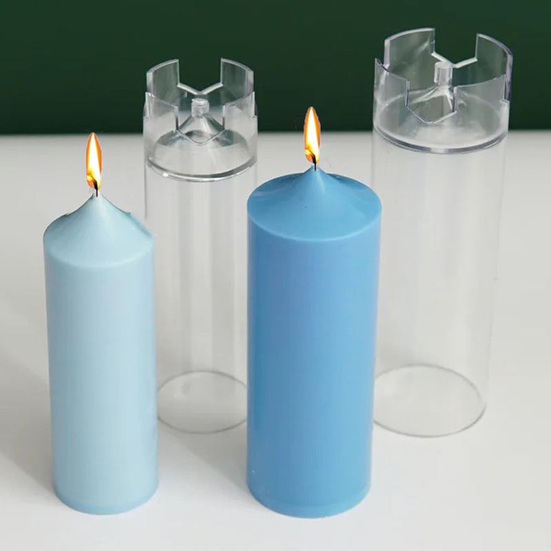 Candle Supplies Kit - Molde de vela cilíndrica de aguja