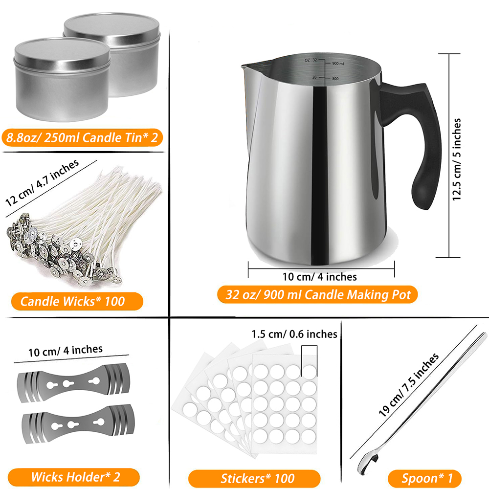 Kit de inicio para hacer velas - Candle Supplies Kit reseña y precio