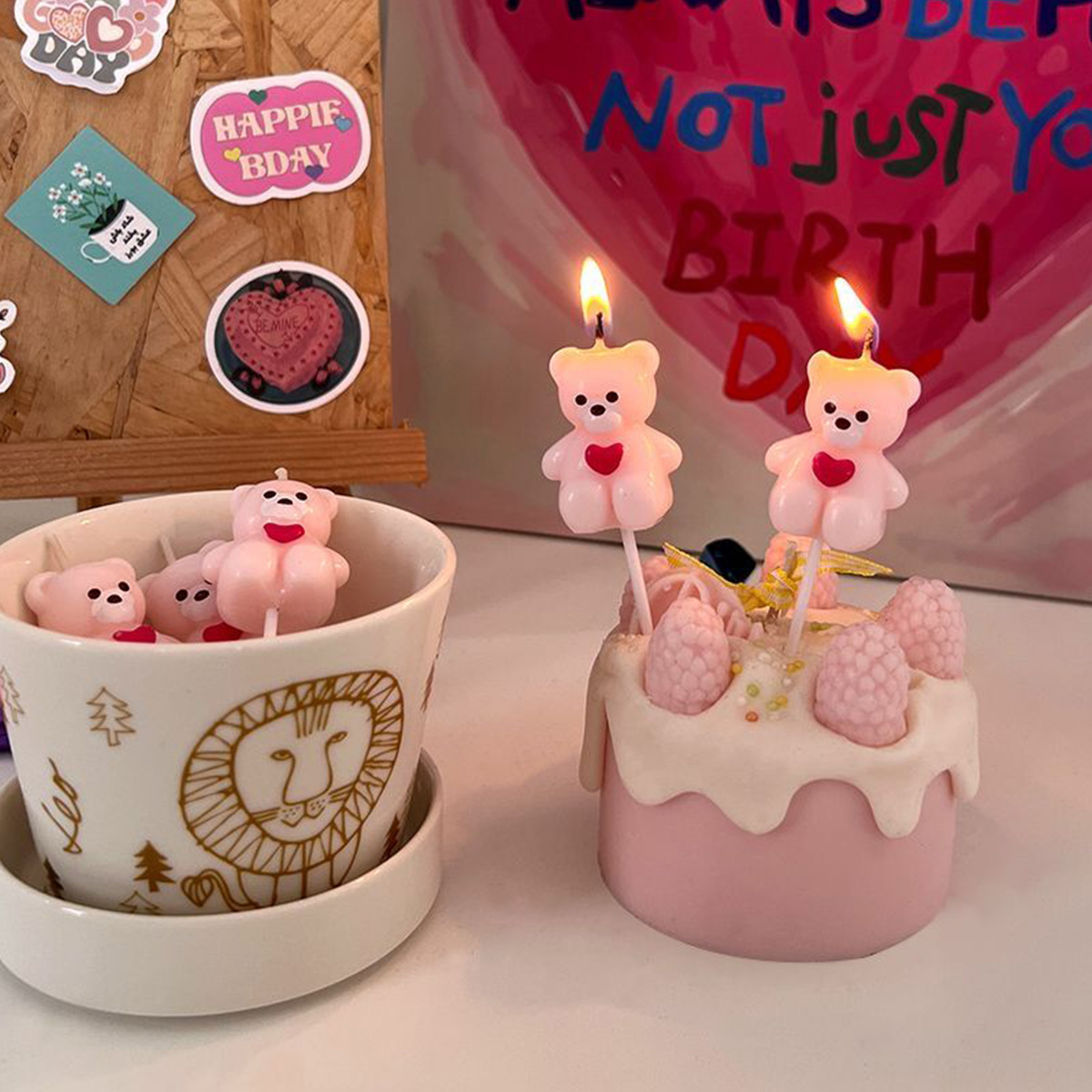 Juego de velas de oso de dibuj - Candle Supplies Kit reseña y precio