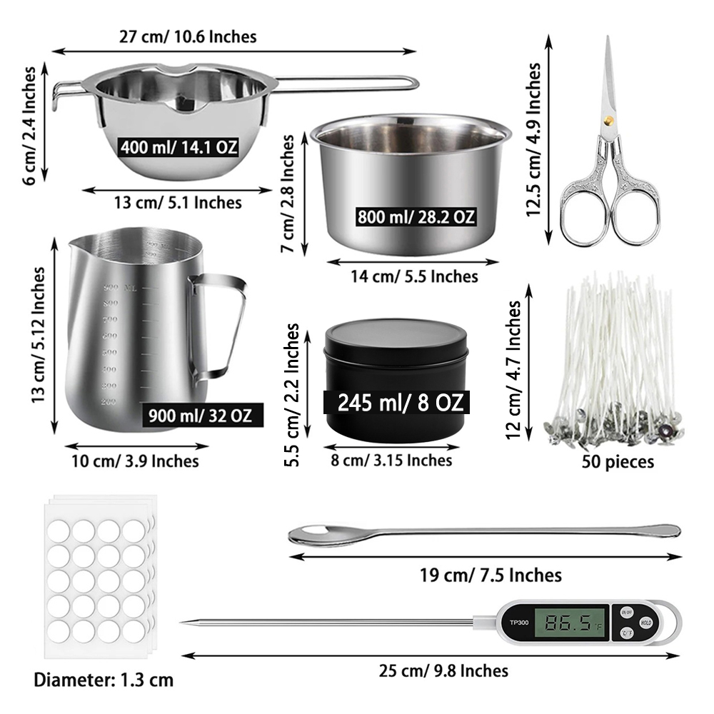 Glintmos Kit de fabricación de - Candle Supplies Kit reseña y precio