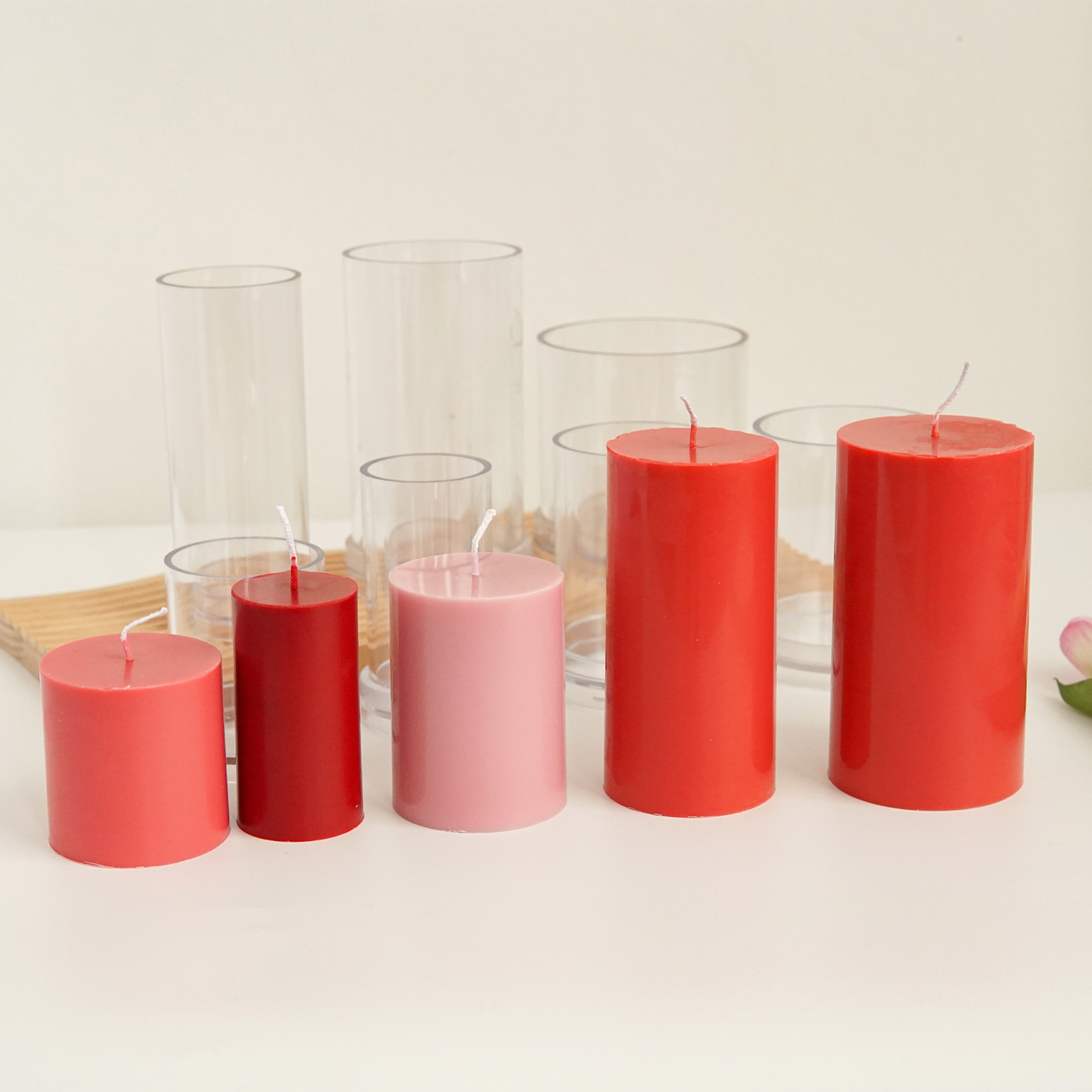 Varios moldes cilíndricos 3D p - Candle Supplies Kit reseña y precio