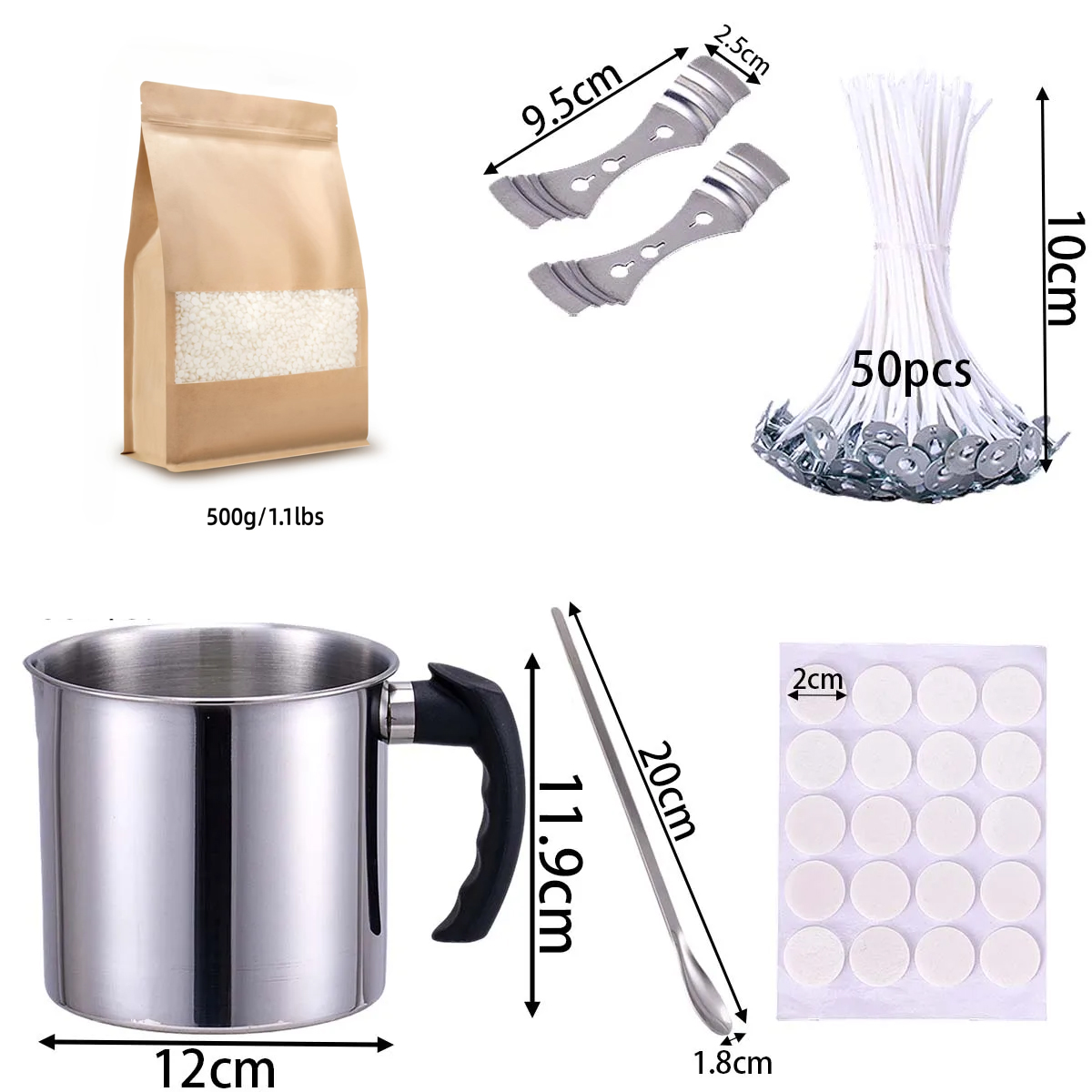 Kit de herramientas para hacer - Candle Supplies Kit reseña y precio