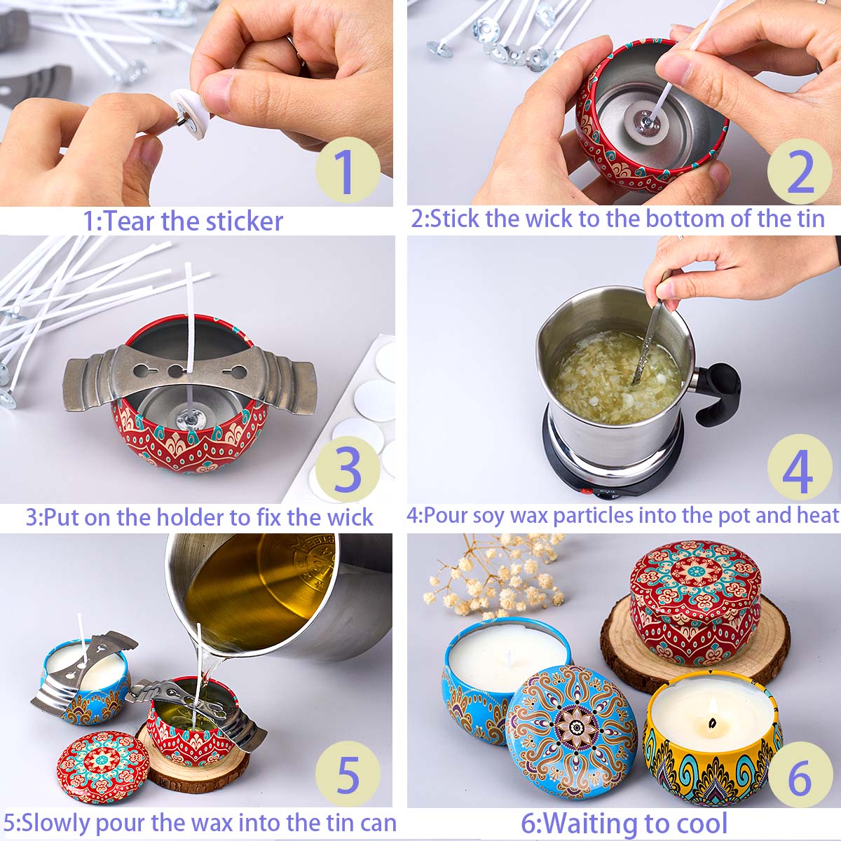 Kit de herramientas para hacer - Candle Supplies Kit reseña y precio